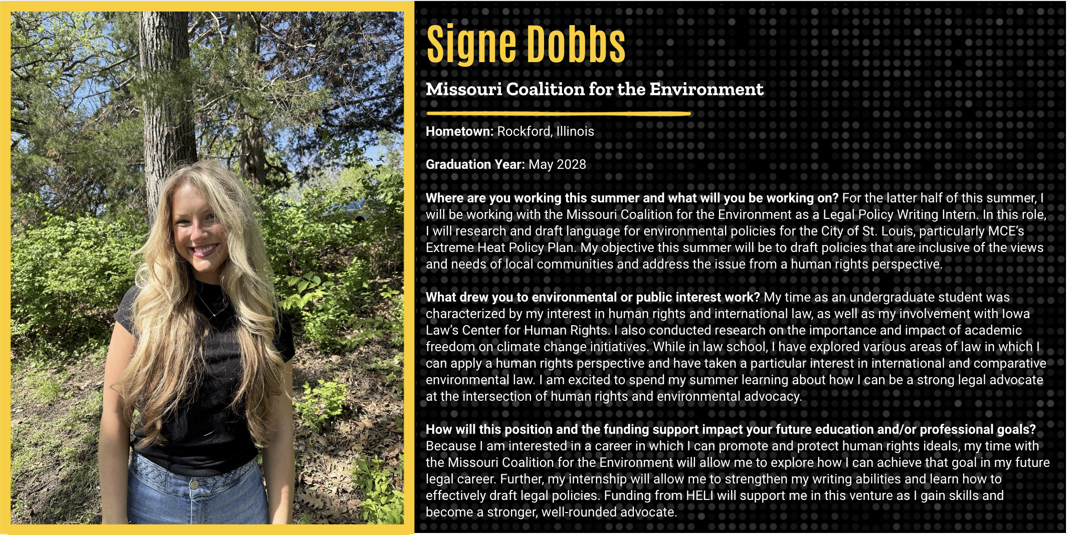 Signe Dobbs profile 