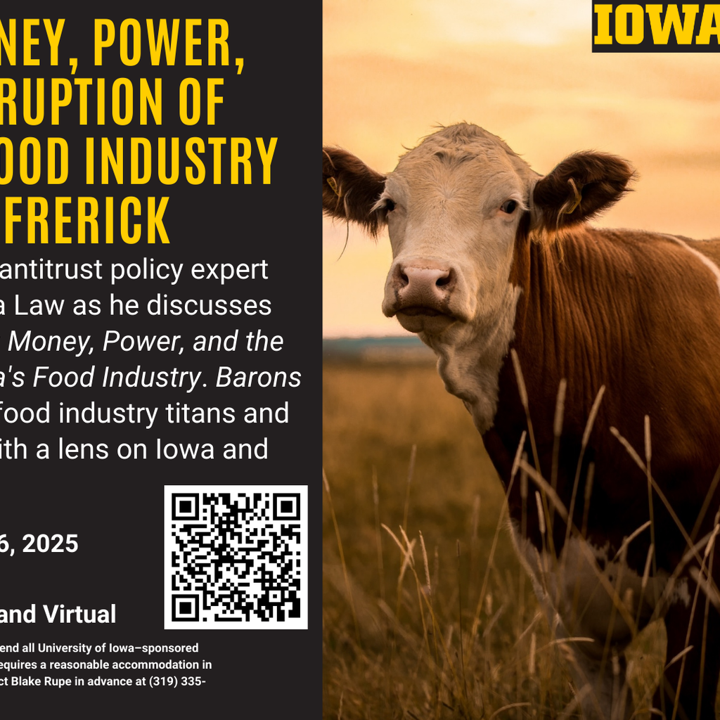 "Barons: Money, Power, and the Corruption of America's Food Industry" with Austin Frerick promotional image