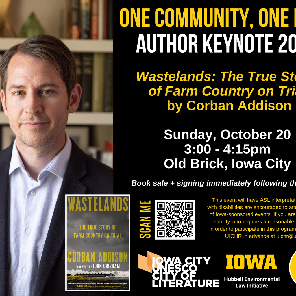 One Community, One Book promotional image