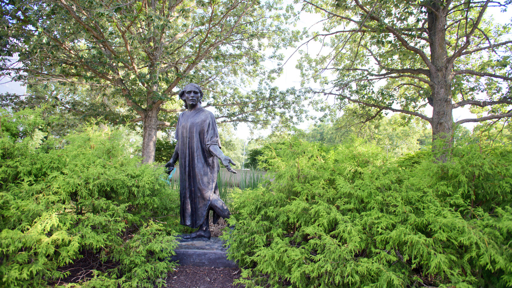 BLB exterior statue