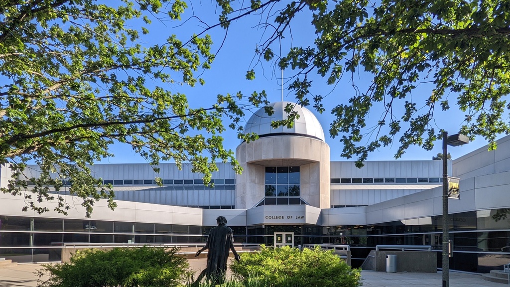 BLB exterior with trees