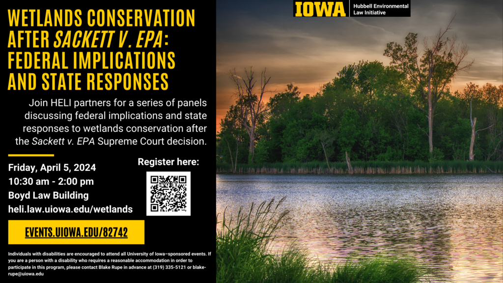 Wetlands Conservation after Sackett v. EPA: Federal Implications and State Responses promotional image