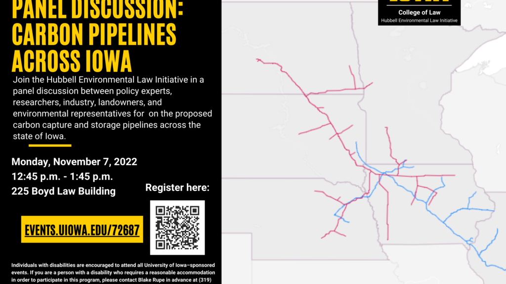 Panel Discussion: Carbon Pipelines Across Iowa promotional image