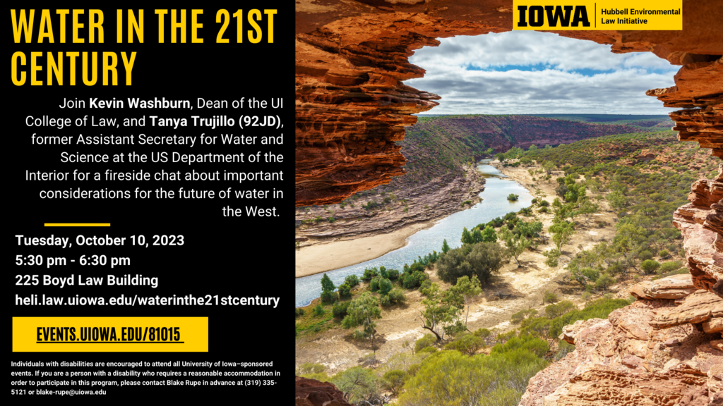 Water in the 21st Century: Fireside Chat promotional image