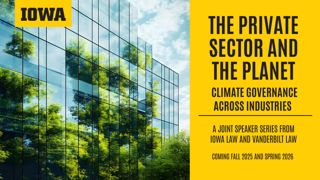 The Private Sector and the Planet: Environmental Governance Across Industries promotional image